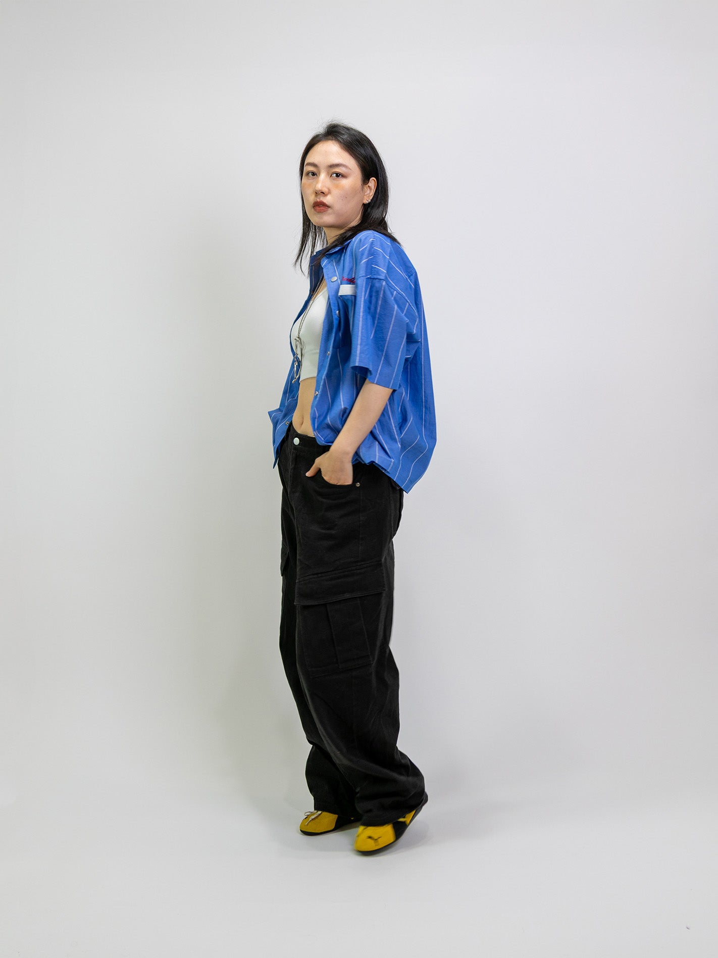 Pinstripe Short Sleeve Shirt