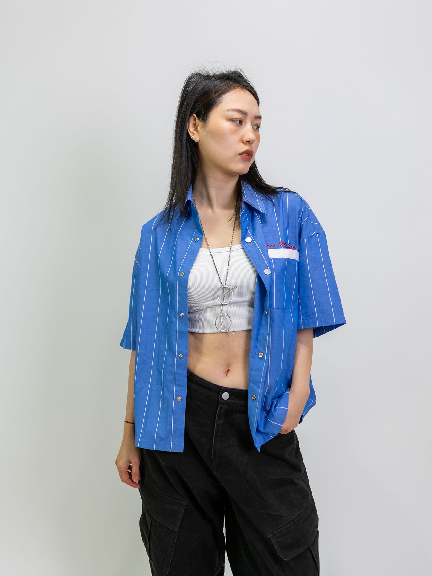 Pinstripe Short Sleeve Shirt