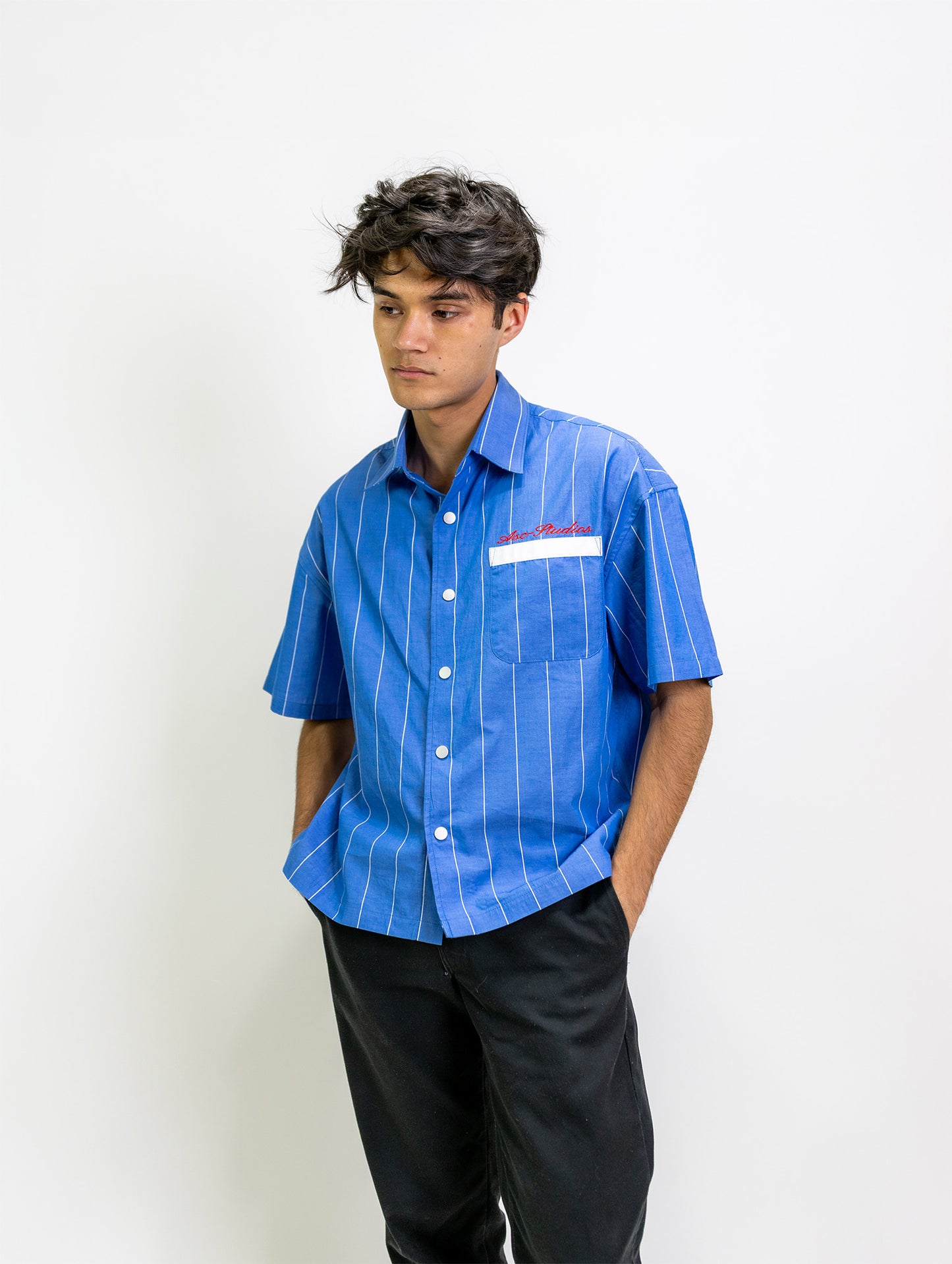 Pinstripe Short Sleeve Shirt