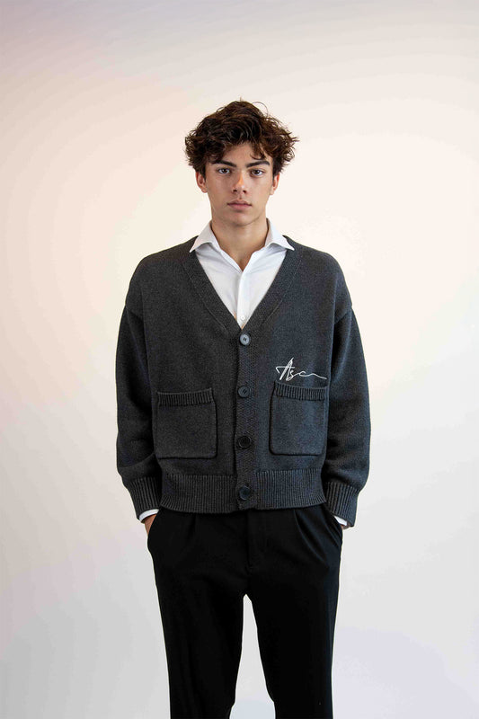 Box Wool Cardigan