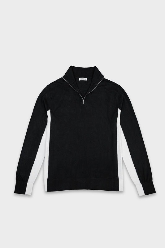 Two-Tone Cashmere Sweater